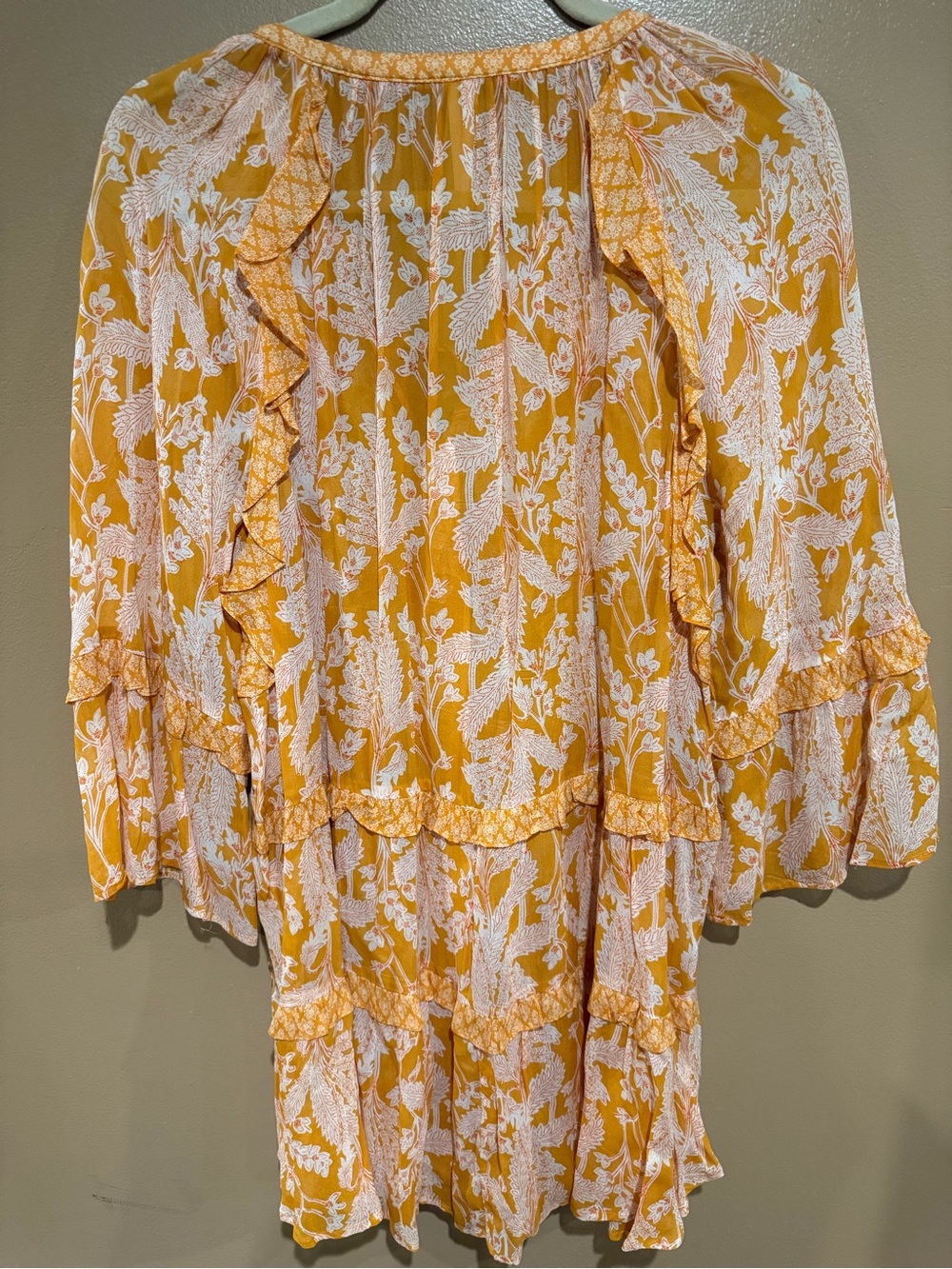 Anthropologie Ruffle Blouse